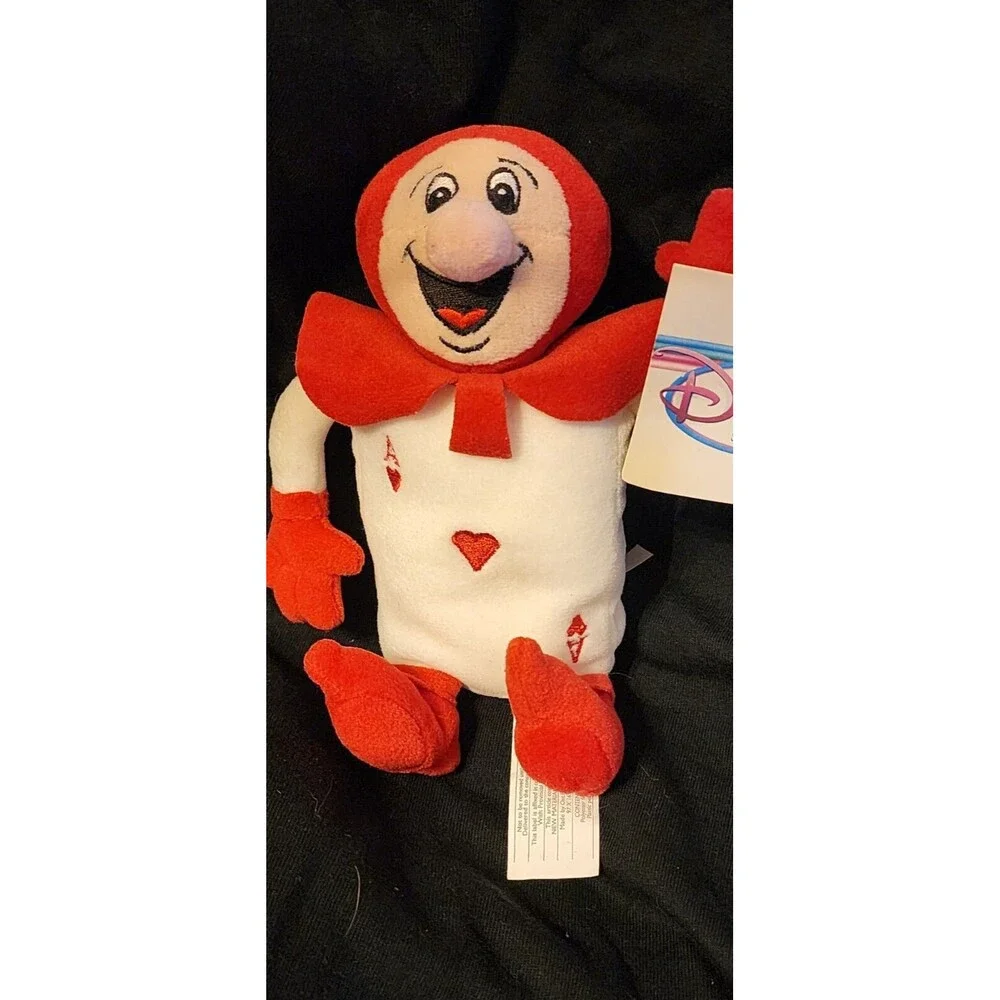 Disney Store Ace of Hearts Card Bean Bag Plush 8